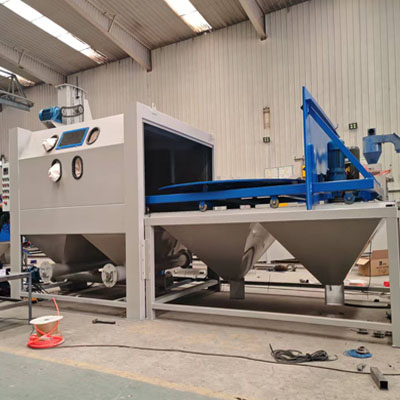 自动转盘式喷砂机